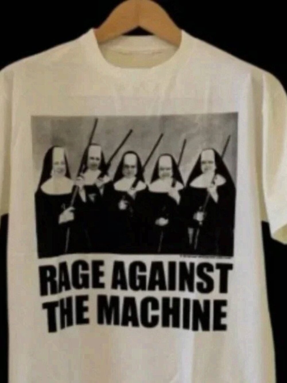 NWT Rage Against The Machine Vintage Band Graphic Tee White